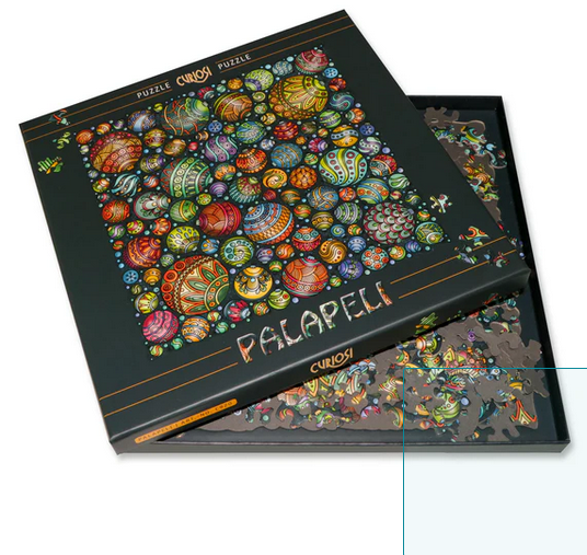 Puzzle Palapeli Kugelbunt