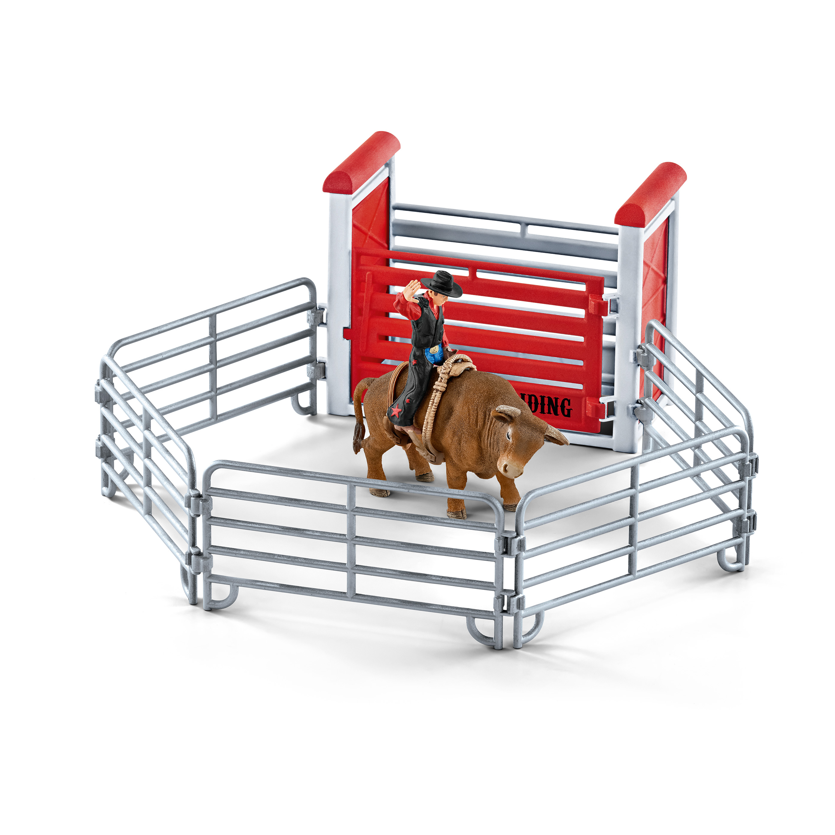 Bull riding mit Cowboy - SCHLEICH 41419
