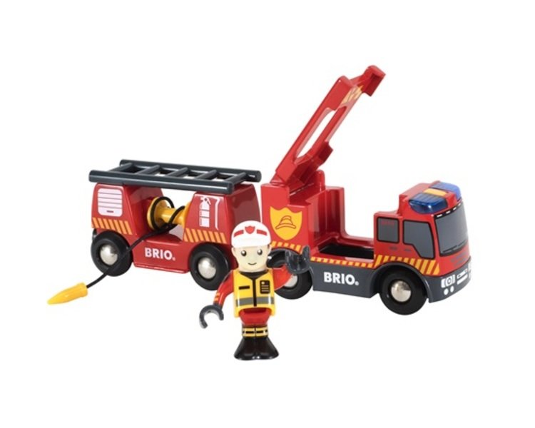 Feuerwehr-Leiterfahrzeug mit Licht & Sound - BRIO 33811