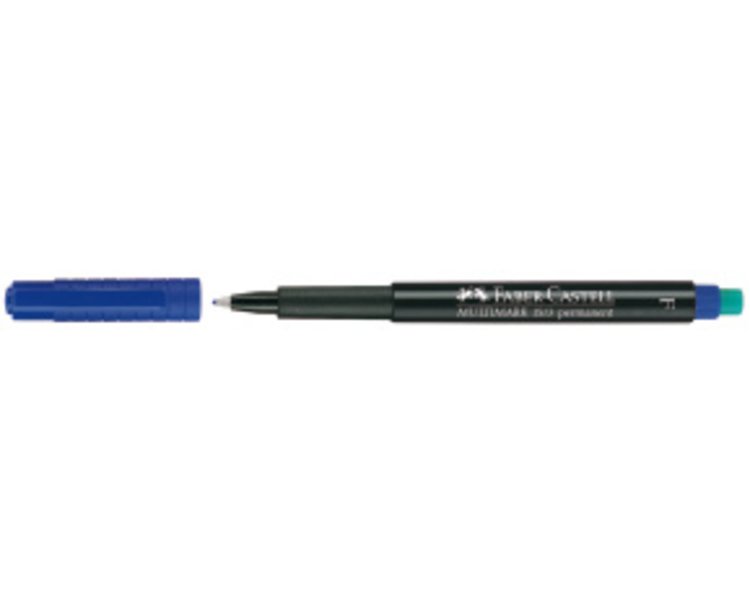 Marker Multimark permanent 0,6 mm fein blau - CASTELL 151351