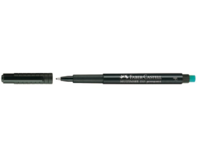 Marker Multimark permanent 0,6 mm fein schwarz - CASTELL 151399