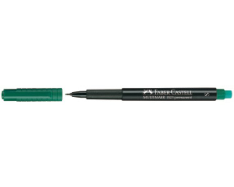 Marker Multimark permanent 0,4 mm superfein grün - CASTELL 152363