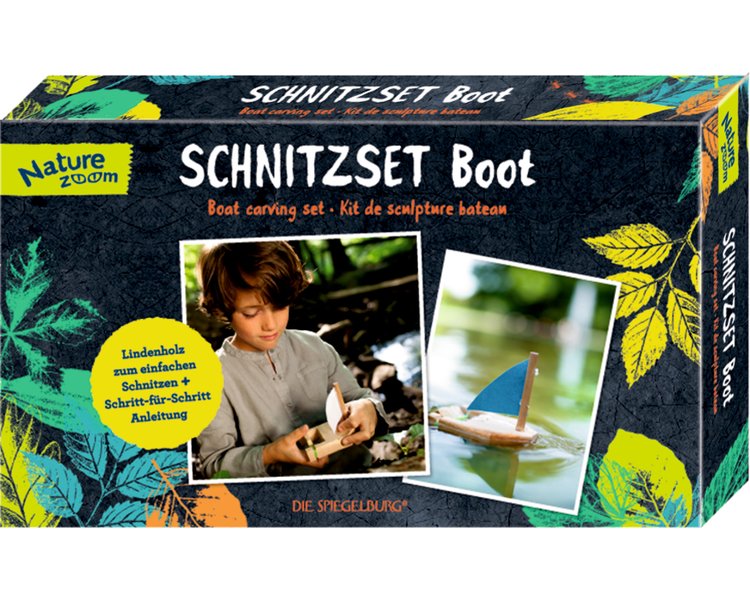 Schnitzset Boot Nature Zoom - SPIEGELBURG 13885