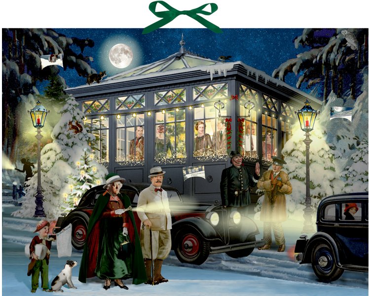 Zettel-Adventskalender Weihnachten mit Agatha Christie (Behr) - COPPEN 72319