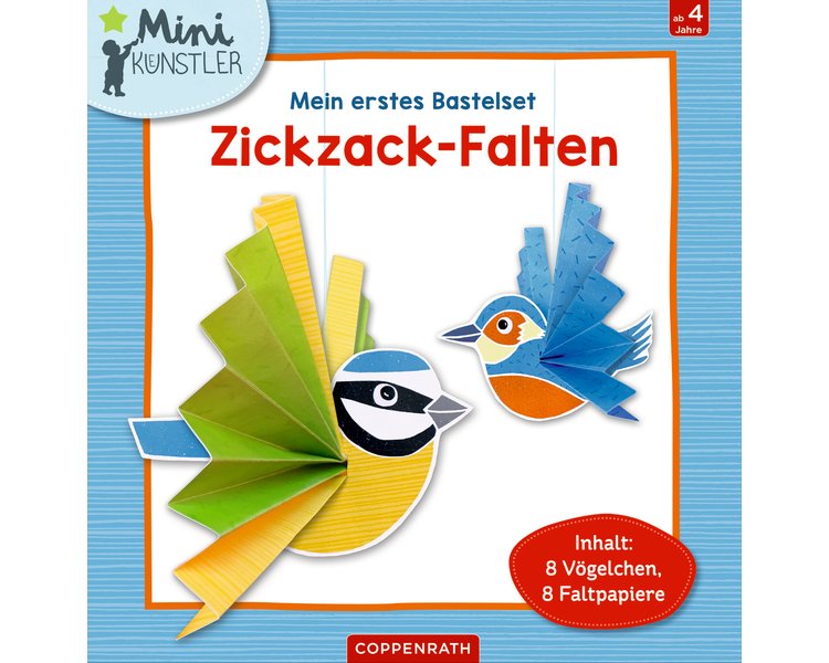 Mein erstes Bastelset: Zickzack-Falten (Mini-Künstler) - COPPEN 72415