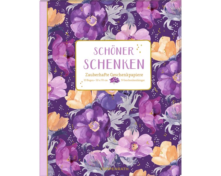 Geschenkpapier-Buch: Schöner schenken (All about purple) - COPPEN 72449