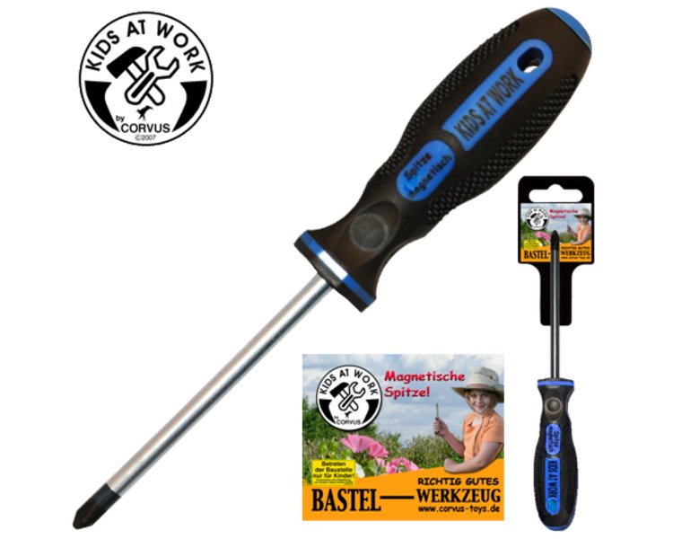 Schraubenzieher,  Kreuzschlitz PH2, 16 cm - CORVUS A600123