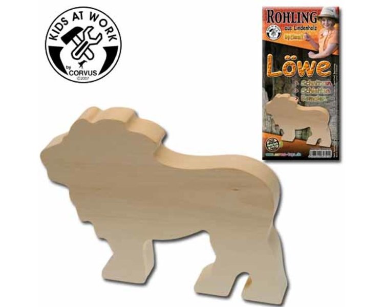 Schnitzrohling Löwe - CORVUS 600701