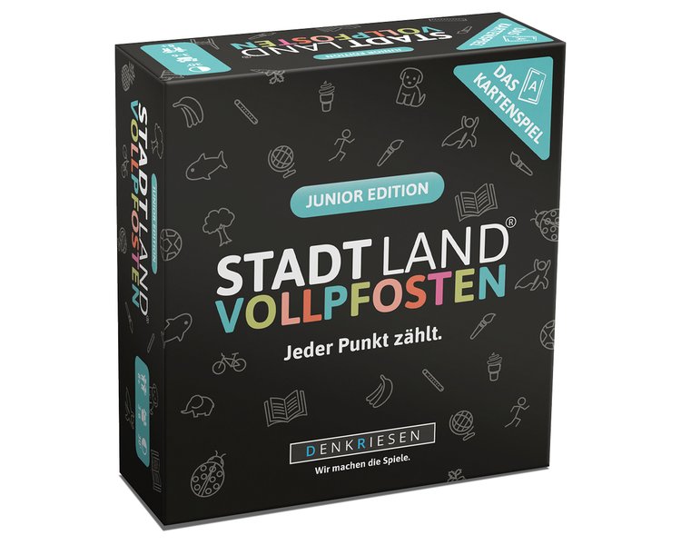 STADT LAND VOLLPFOSTEN® – Das Kartenspiel – UNIOR EDITION "Jeder Punkt zählt."