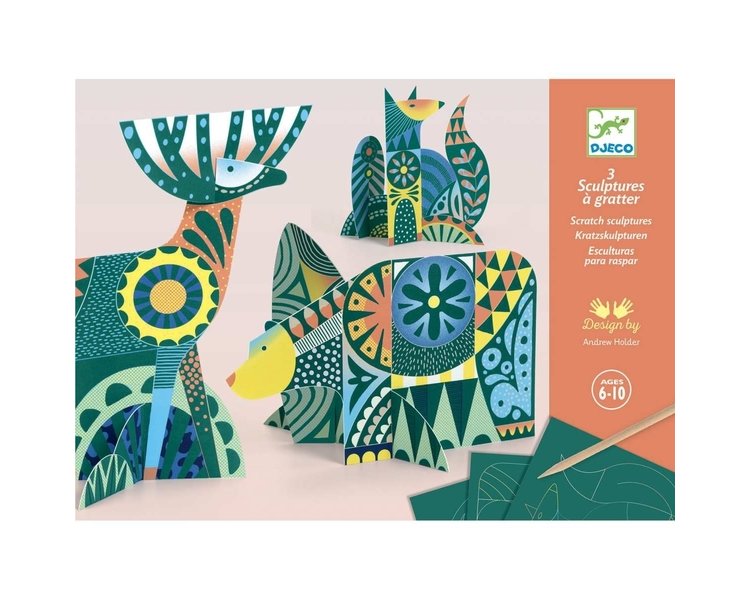 Kratzbilder: Folkloristische Tiere - DJ09708