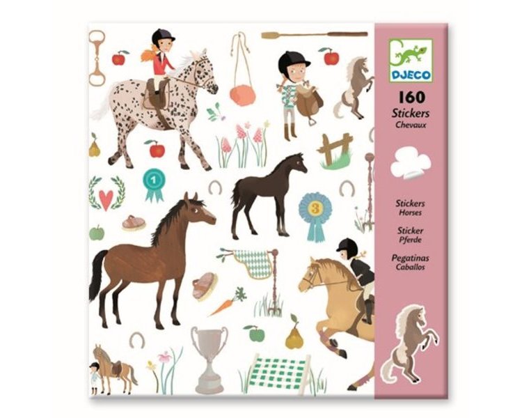 160 Sticker: Pferde - DJECO DD 08881