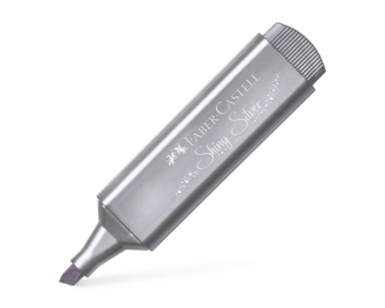 Textmarker TEXTLINER 1546 Metallic silber - CASTELL 154661