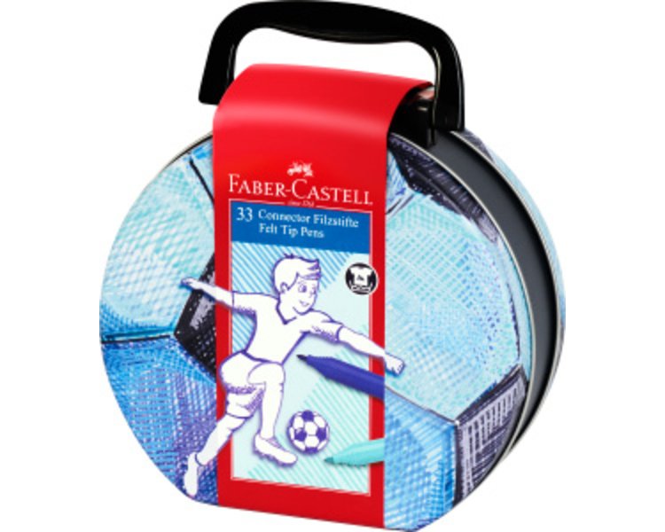 Filzstift Connector Fußballkoffer - CASTELL 155538