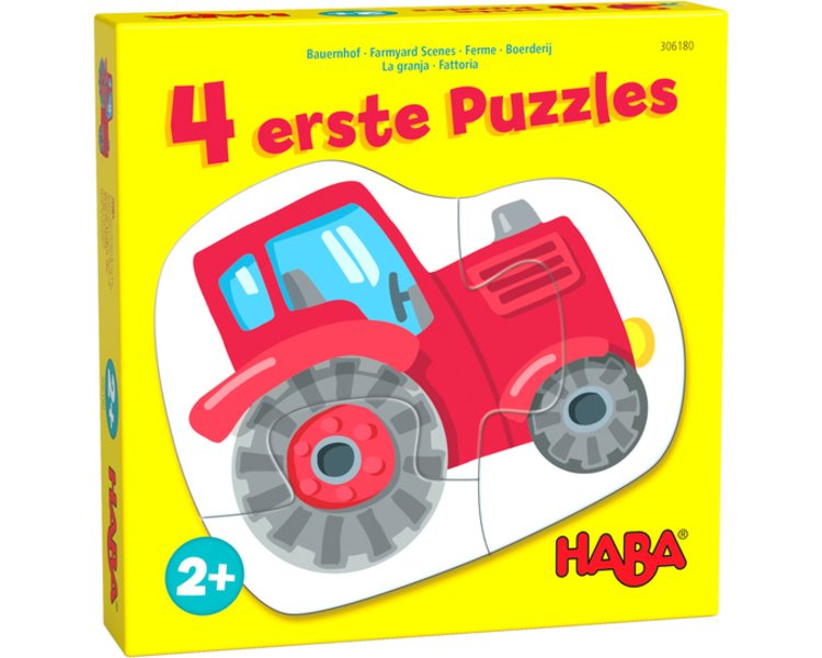 4 erste Puzzles: Bauernhof - HABA 306180