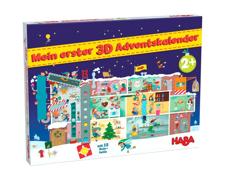 Mein erster 3D-Adventskalender: In der Weihnachtsfabrik - HABA 306267