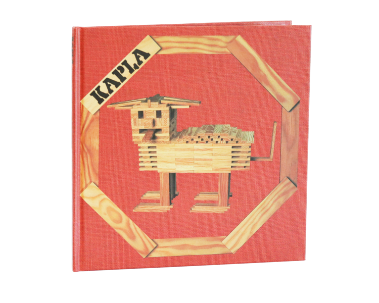 Kapla Kunstbuch Nr. 1, rot - KAPLA 00410