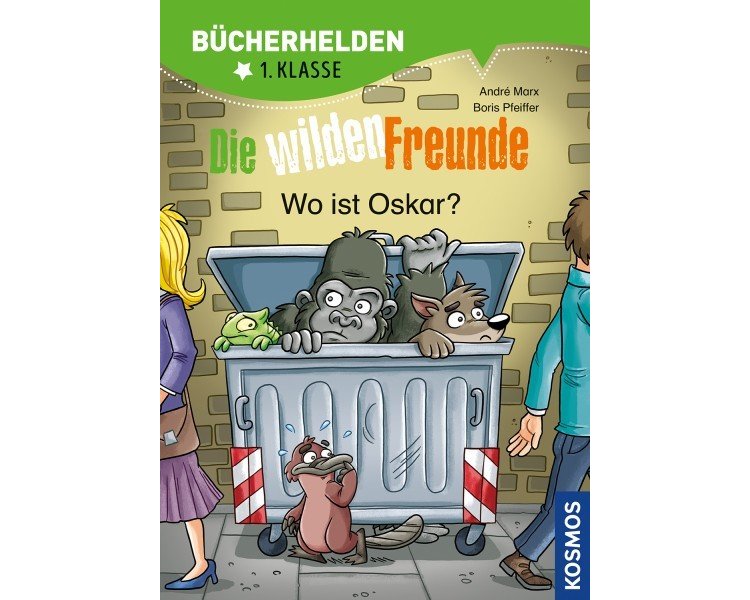 Wilde Freunde, Band 2, Bücherhelden, Wo ist Oskar? - KOSMOS 15806
