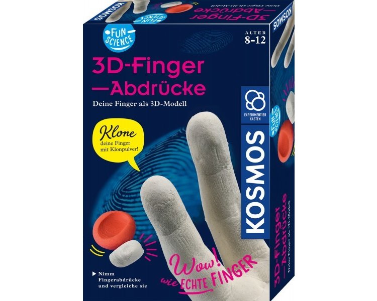 Fun Science 3D-Fingerabdrücke - KOSMOS 65422