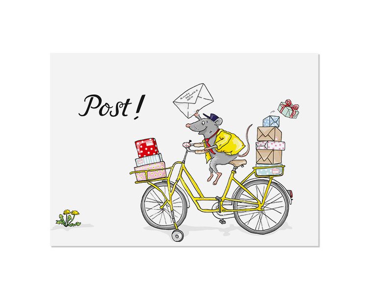 Postkarte Postmaus - KRIMA 13238