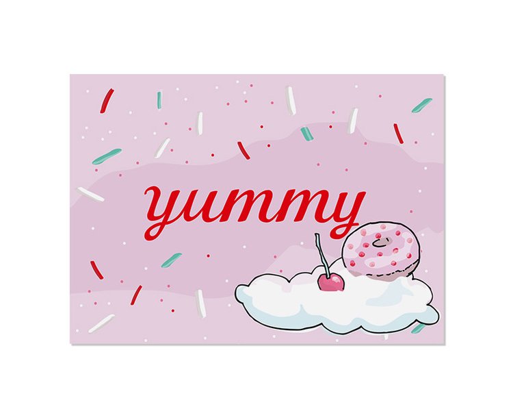Postkarte Yummy - KRIMA 13249