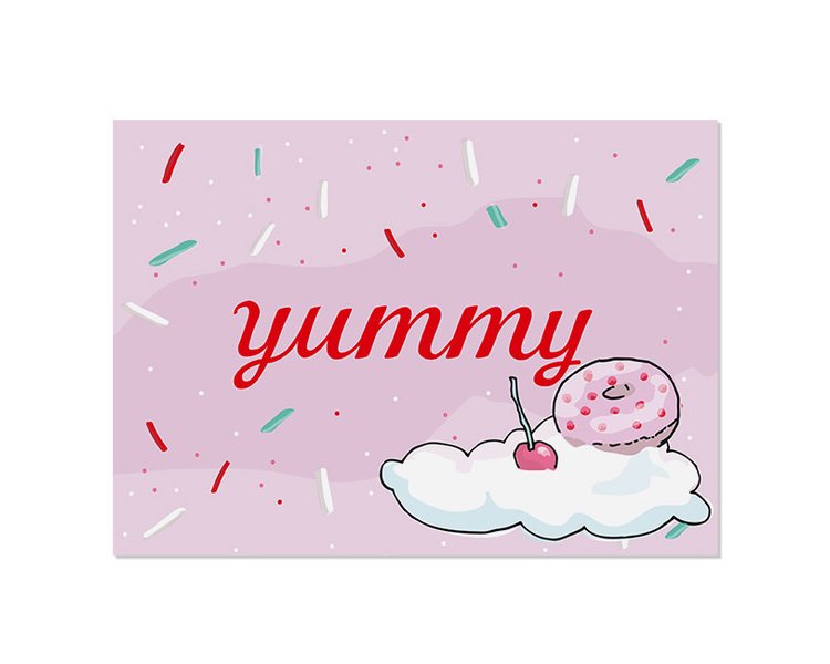 Postkarte Yummy - KRIMA 13249