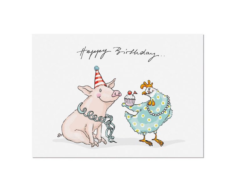 Postkarte Cupcake Birthday - KRIMA 12915