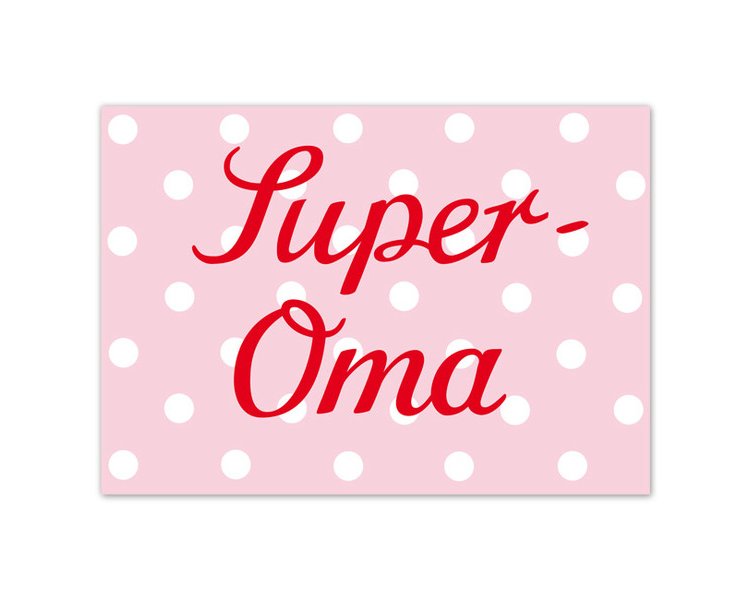 Postkarte Super-Oma - KRIMA 10314