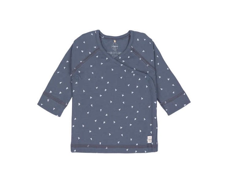 Wickelhemd Kimono Dreiecke blau (0 - 2 Monate) - LÄSSIG 1531011498-56 Wickelhemd Kimono Dreiecke blau (0 - 2 Monate) - LÄSSIG 1531011498-56
