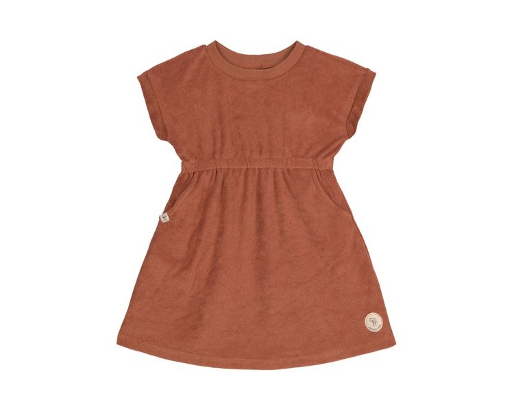 Frottee Kleid rost, 98/104, 2-4 J. - LÄSSIG-1531023621-104