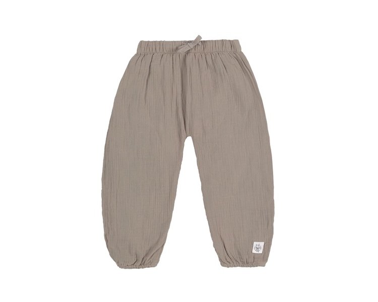 Musselin Hose taupe, 98/104, 2-4 J. - LÄSSIG-1531043273-104