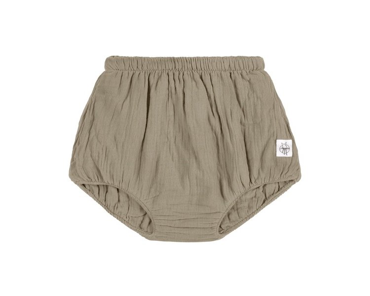 Musselin Babyhose olive, 62/68, 3-6 M. - LÄSSIG-1531045513-68