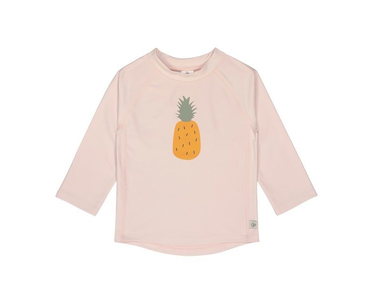 UV-Shirt Kinder Langarm Rashguard, Ananas powder pink, Gr. 92, 19-24 M. - LÄSSIG