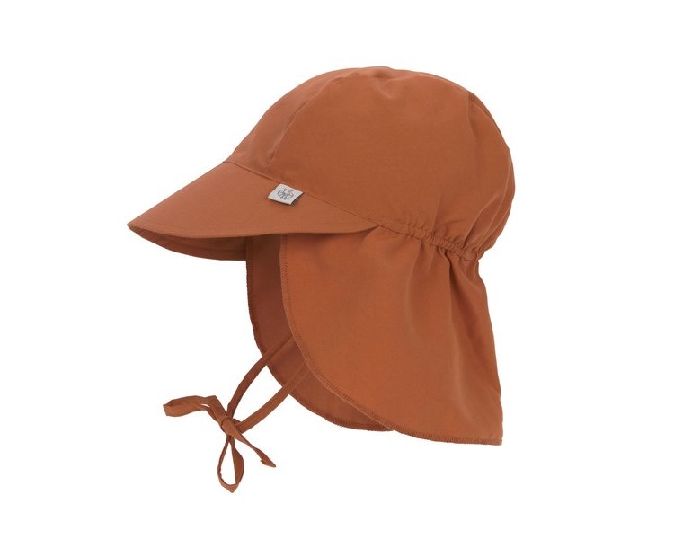 Sonnenhut mit Nackenschutz & UV-Schutz Flap Hat, rost, 19-36 M. - LÄSSIG-1433006