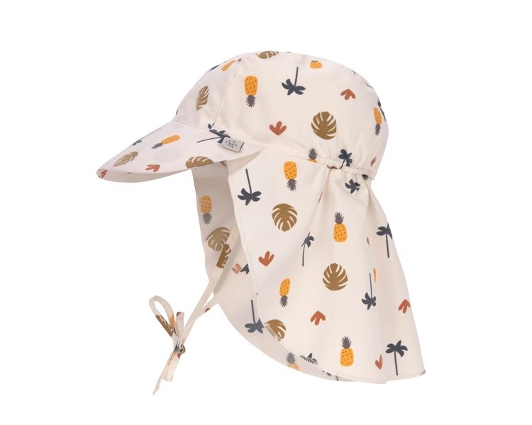 Sonnenhut mit Nackenschutz & UV-Schutz Flap Hat Botanical, 7-18 M. - LÄSSIG-143