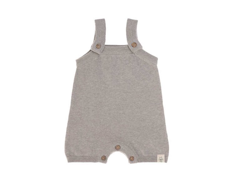 Strickjumpsuit GOTS, Garden Explorer Grau, Gr. 68 - LÄSSIG 1531004200-68