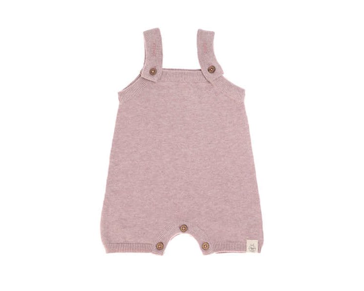 Strickjumpsuit GOTS, Garden Explorer Hellrosa, Gr. 68 - LÄSSIG 1531004703-68
