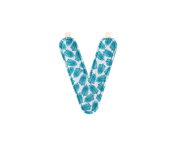 Stoffbuchstabe "V" - LILLI 86730 Stoffbuchstabe "V" - LILLI 86730