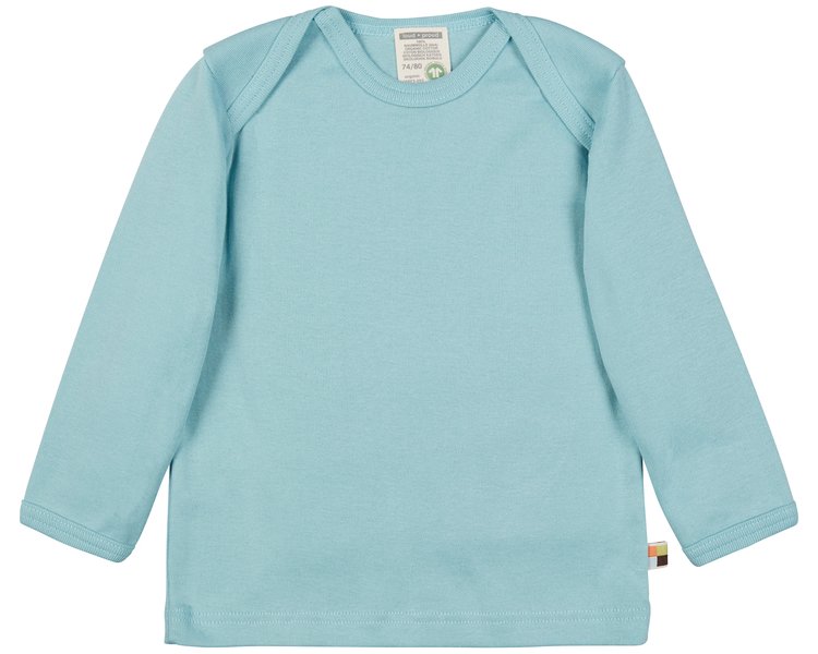 Shirt Langarm Uni Lagoon 1065,  110/116 - LOUD 9625