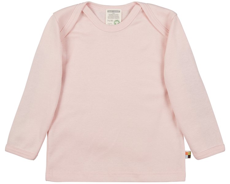 Shirt Langarm Uni Rosé 1065, 110/116 - LOUD 9631