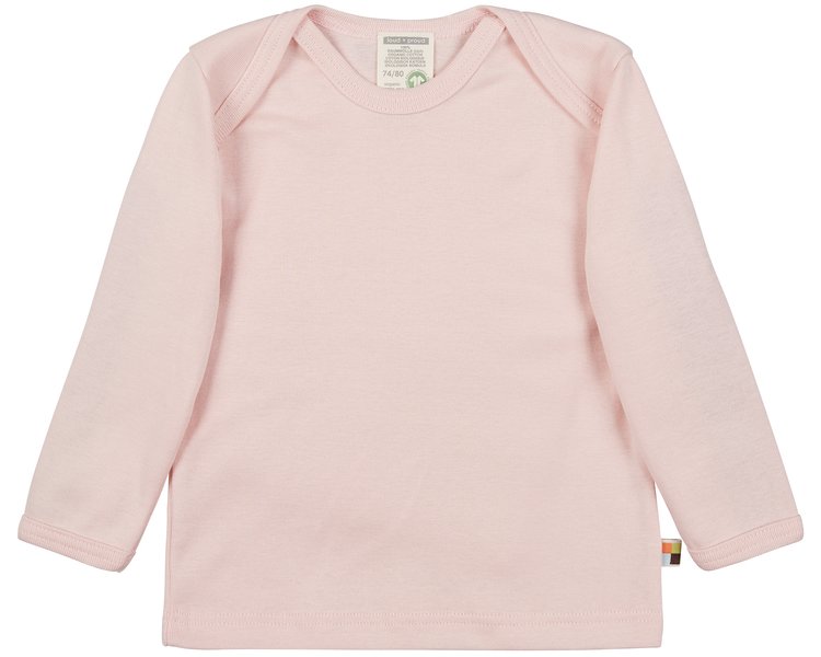 Shirt Langarm Uni Rosé 1065, 122/128 - LOUD 9632