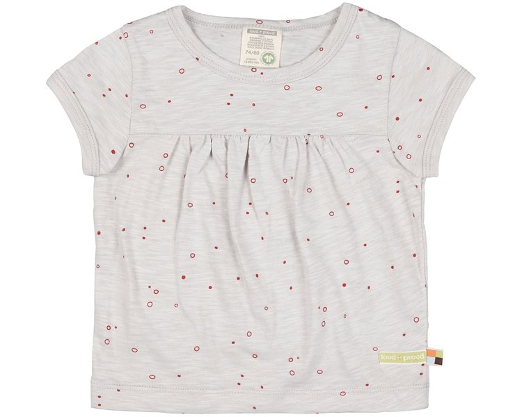 Tunika Slub Jersey mit Druck 1072 Stone 110/116 - LOUD 9825