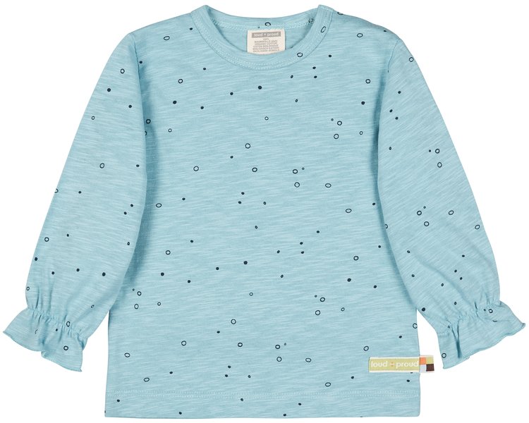 Shirt Slub Jersey mit Druck 1073 Lagoon 110/116 - LOUD 9843