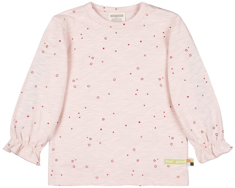 Shirt Slub Jersey mit Druck 1073 Rosé 110/116 - LOUD 9849