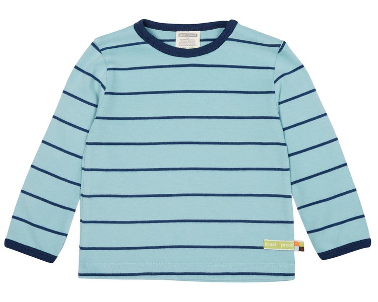 Shirt Langarm Streifen Lagoon 1088, 122/128 - LOUD 2324