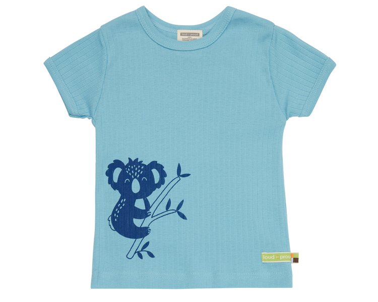 T-Shirt Derby Rib 1095 Lagoon 62/68 - LOUD 2541