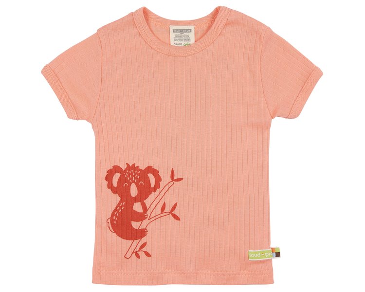 T-Shirt Derby Rib 1095 Peach 98/104 - LOUD 2550