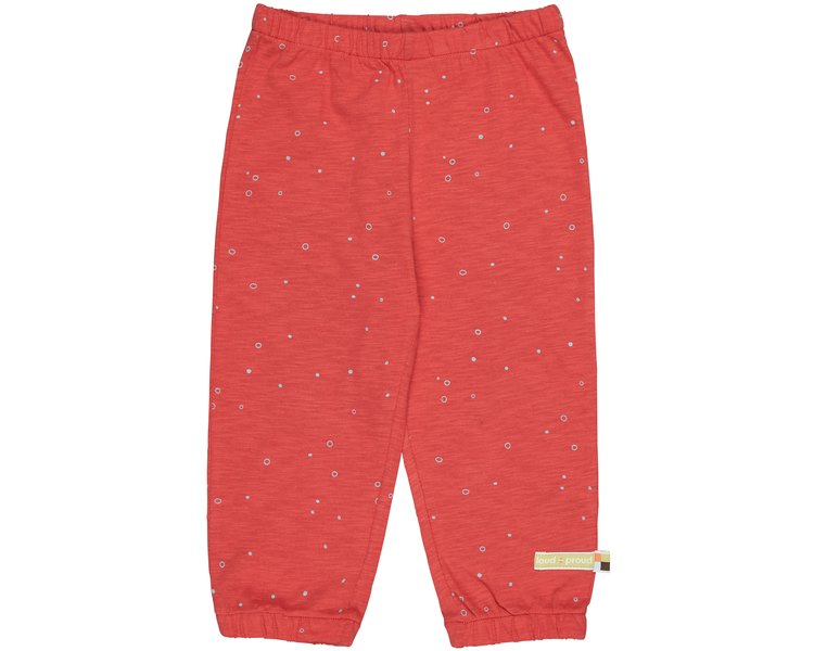 Hose Slub Jersey mit Druck 4115 Chili 110/116 - LOUD 80200