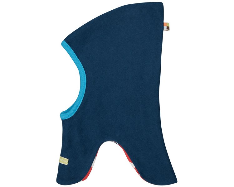 Wendemütze Fleece 7083 Ultramarin Eisbär 62/68 - LOUD 9199