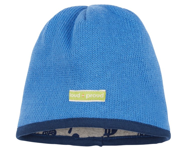 Wendemütze Strick 7109 Indigo 62/68 - LOUD 2021