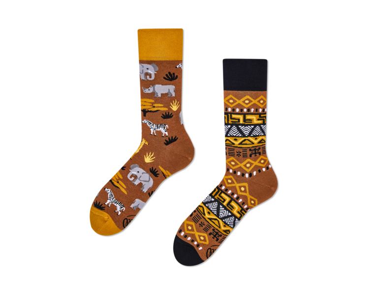 Socken Safari Trip, Gr. 42-46 - MANY 26648